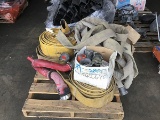 Pallet of Fire Hoses, And Various Attachments