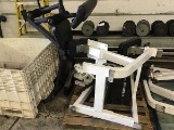 1 pallet of gym equipment, adjustable bench, ICARIAN, MARCY, disassembled for transport