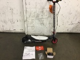 1 ELECTRIC scooter, PULSE PERFORMANCE, 12V, 80W, APPEARS new, WITH charger, behind counter