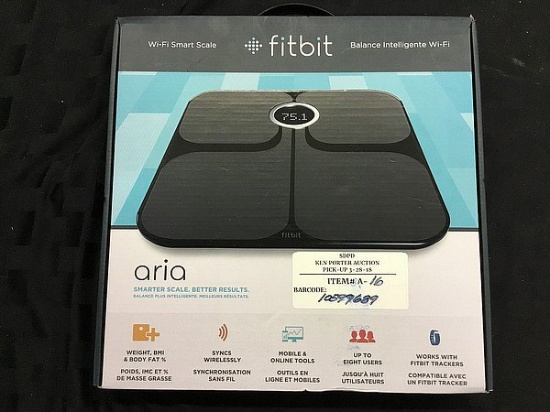 New in box Fitbit WiFi smart scale