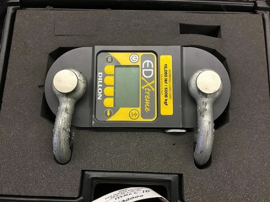 Dillon edxtreme dynamometer,10000 lbf working load limit, Has case no plugs
