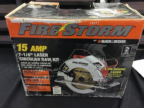 New in box black and decker firestorm circular Proxibid