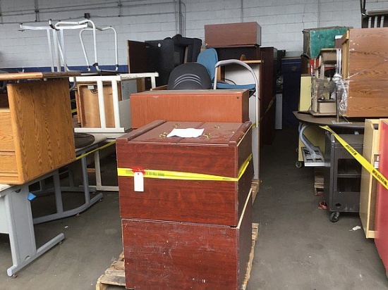 Row of Drawers, Shelves, & Tables