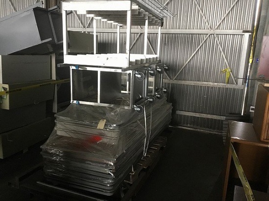 Stack of Tables, Stainless Steel Food Carts