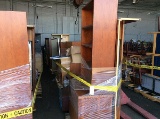 7 Pallets of Shelves, Cabinets, & Tables