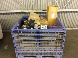 Crate of unitrol amplifiers, & cables Fs, crate not included