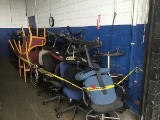 Row of Office Chairs