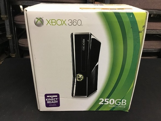 New in box Xbox 360, 250gb hard drive