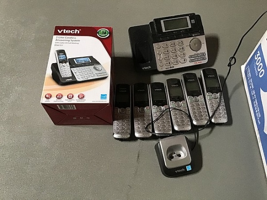 6 VTech Cordless Phones with Answering system