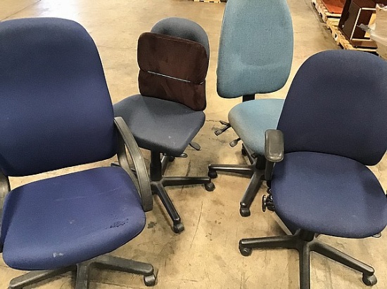 4 Assorted Office chairs