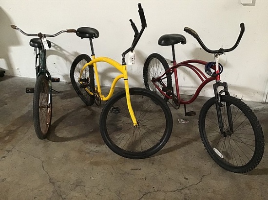 B-59 green bike yellowB-67 B-13 red