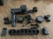 Brackets for rifle, shotgun shell holder lens covers Brackets for scopes