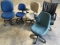 Five Assorted Office Chairs