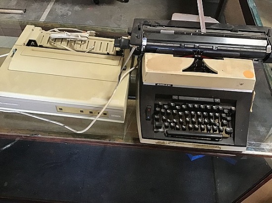 Adler Type Writer& Companion Printer