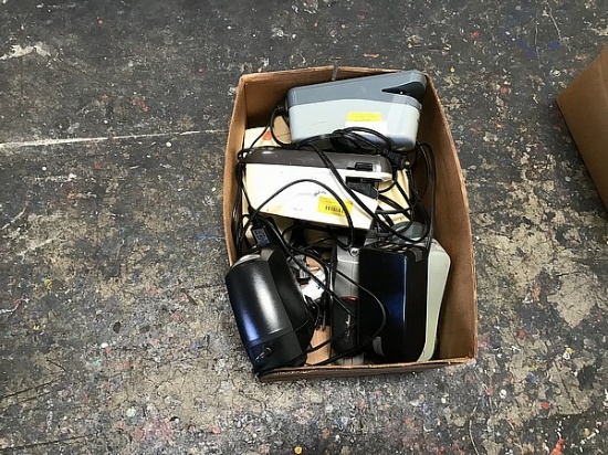 Box of electronic staplers