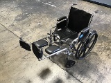 Wheelchair with legs support