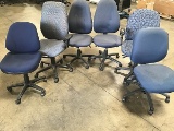6 Assorted Office Chairs