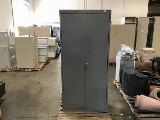 Tall metal cabinet