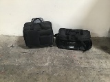 Two black office brief cases