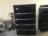 Large metal filing cabinet, medium metal filing cabinet