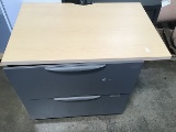 Two medium filing cabinet desks