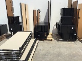 4 pallets of cubicle parts and panels