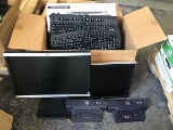 HP&Dell Monitors W Keyboards