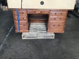 Oak wood desk