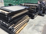 Pallets of office cubicle and parts