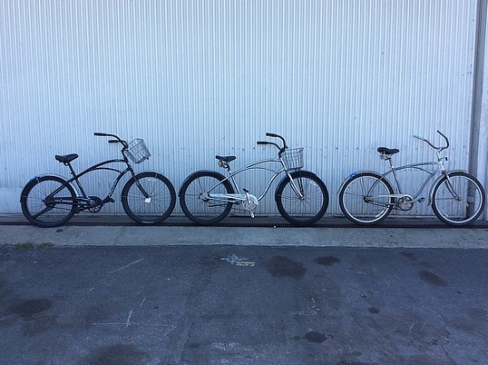 3 bikes, 3 electra Beach cruisers