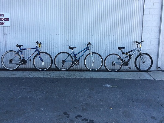 3 bikes, magna, roadmaster, huffy Mtn. Bike, granitepeak, road bike