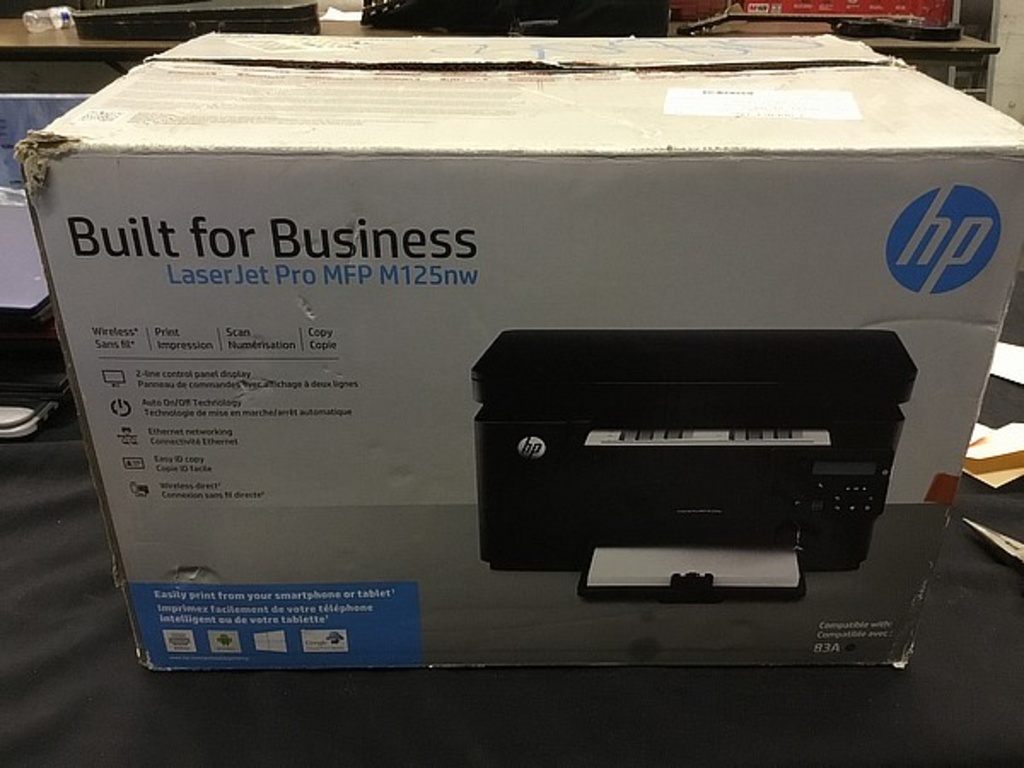 New in box hp LaserJet pro MFP125nw printer, Copier,scanner | Computers &  Electronics Computers | Online Auctions | Proxibid