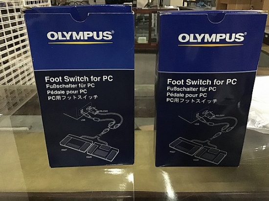 Two Olympus foot switches for pc
