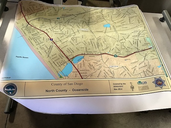 North county Oceanside map