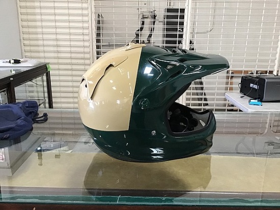 Sheriff motorcycle helmet