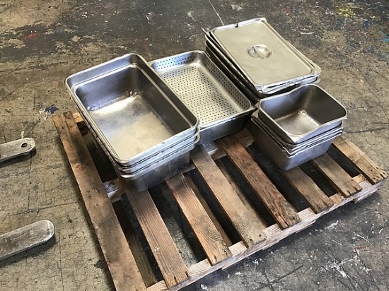 Kitchen stainless steel hot trays