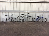 3 bikes, magna, 2 no name Imposter, mtn. Bike, bmx
