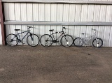 3 bikes, no name, dinocar, trek Bmx, lightning, 820