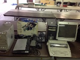 Computer equipment,Apple computer,scanners,type written Dell computer Dell monitor