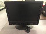 Lorex 19 inch wide screen lcd integrated 8 channel dvr With power plug and mouse