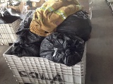 Crate of firefighter gear clothes (Crate not included)