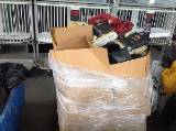Pallet of firefighter gear clothes,boots,gloves