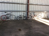 4 bikes, schwinn, huffy , diamondback,  kent High sierra, alpine, 3 kindx
