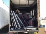 TRAILER FULL OF OFFICE DIVIDERS, CHAIRS, OFFICE FURNITURE (TRAILER NOT INCLUDED)