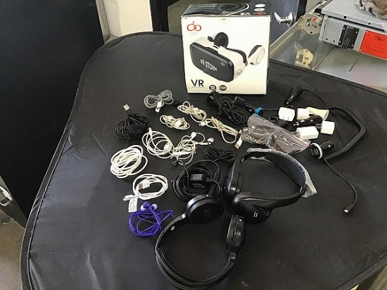 Misc electronics and accessories  with VR reality headset