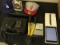 IPad mini 2,WiFi,cellular,model A1490,at setup screen,gun cases,wallets, clock,Bolt cutters,2 hats,d
