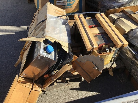 PALLET OF NIPPON SHARYO PARTS