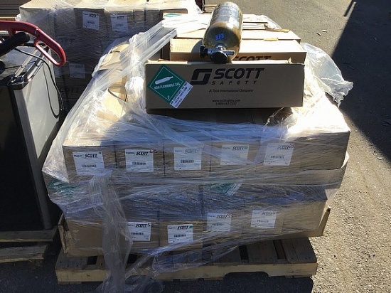 PALLET OF SCOTT AIR TANKS