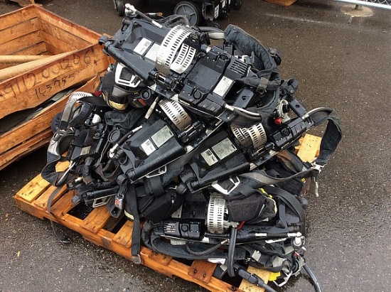 PALLET OF SELF CONTAINED BREATHING APPARATUSES