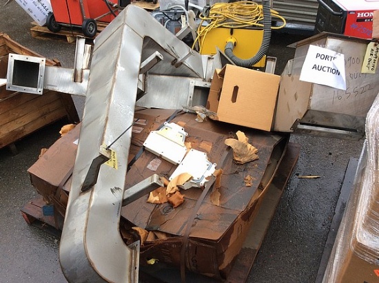 PALLET OF AIR DUCT & COPPER CONTACTS